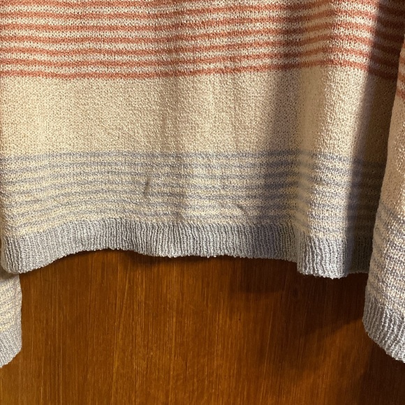 BiBi multi color striped long sleeve sweater size XL, new with tags - Picture 10 of 12
